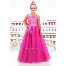 New arrival appliqued beaded custom-made pageant dress flower girl dresses CWFaf3353